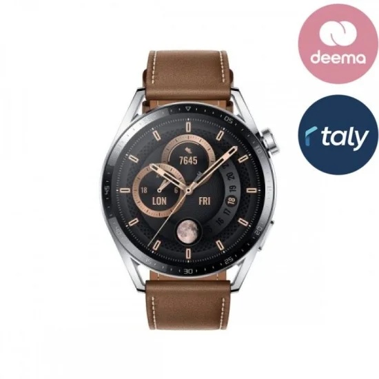 Huawei GT 3 46mm Stainless Steel Watch - Brown